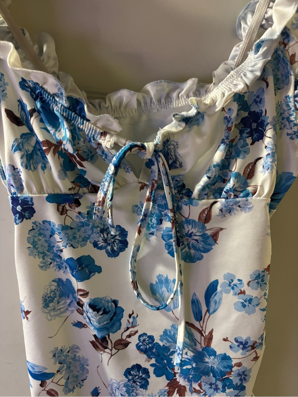 Flower Ruffle Dress - Picture 2 of 4